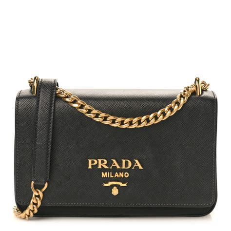 prada tessuto saffiano shoulder bag